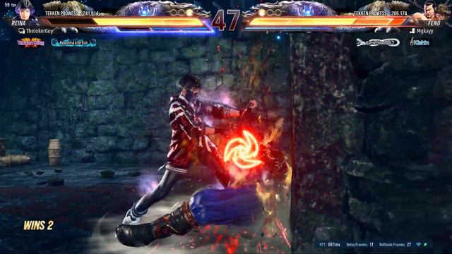 Tekken 8 | Playing Reina Aganist Feng Requires Some Nervers.!! смотреть онлайн