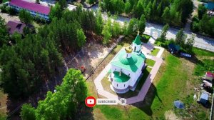 Игрим, Храм Преображения Господня с высоты птичьего полета, Fimi X8ce 2020