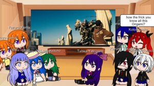 ||Gacha Life|| "Date a Live girls react Shido as Optimus Prime Transformers" part 2