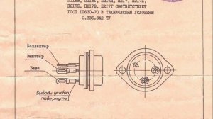 ещё Транзисторы типа П216 - П217 паспорт (даташит) ЭТИКЕТКА