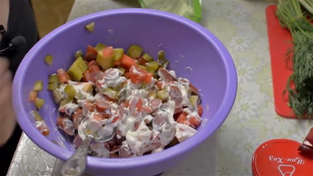 САЛАТ ОХОТНИЧИЙ - РЕЦЕПТ | БЫСТРЫЙ И ВКУСНЫЙ САЛАТ ЗА 5 МИНУТ | QUICK & TASTY SALAD FOR 5 MINUTES