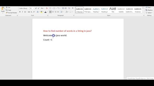 How to count number of words in a String in java смотреть онлайн