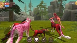 ВЫРАЩИВАЕМ 2 ДЕТЕНЫША ГЕПАРДА В ВАЙЛД КРАФТ!!! wild craft Пополнение в семье гепардов