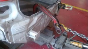 рихтовка работа на стапеле.