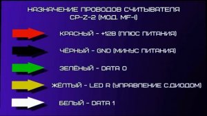 Запись пароля (карты объекта) в ключи Mifare и в считыватель CP-Z-2MF