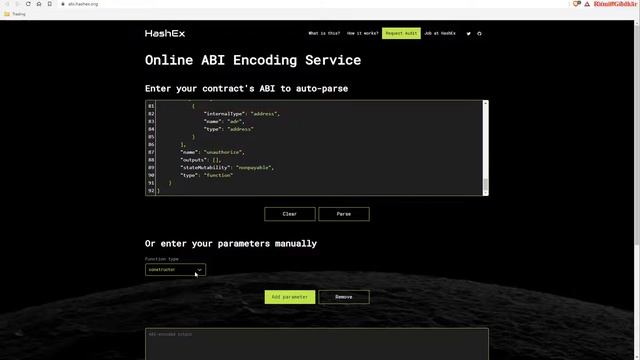 Solved - Invalid constructor arguments provided. Please verify that they are in ABI-encoded format смотреть онлайн