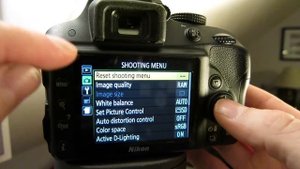 How to reset your settings on Nikon D3300