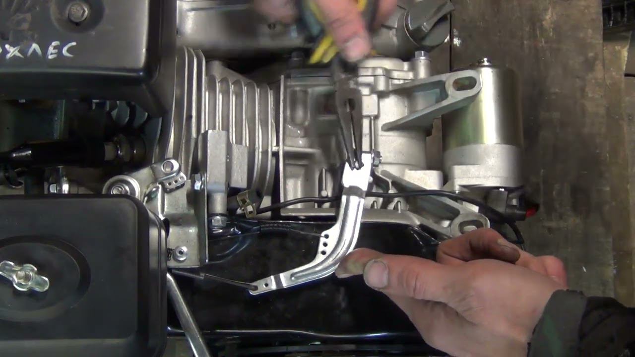 Как настроить центробежный регулятор двигателя 6,5 сил. 2 раза по часовой. смотреть онлайн