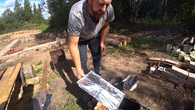 Фундамент из КАМНЯ своими руками смотреть онлайн