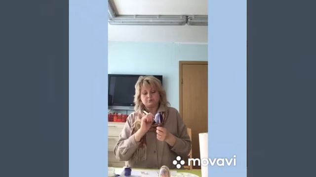 Декупаж. Пасхальное яйцо. Шаг 2