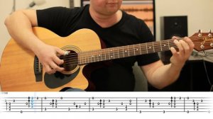 Sting field of gold acoustic guitar tutorial tabs fingerstyle cover instrumental