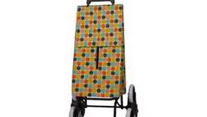 хозяйственная сумка тележка Garmol MULTICOLOR шасси 3X3 59л Жел