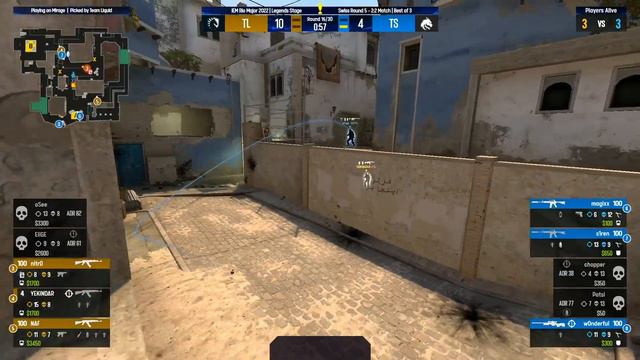 Liquid vs Spirit | Map 2 Mirage | IEM Rio Major 2022 - Legends Stage смотреть онлайн