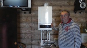 Установка и работа котла Buderus U072 18 k  на пропане от газгольдера