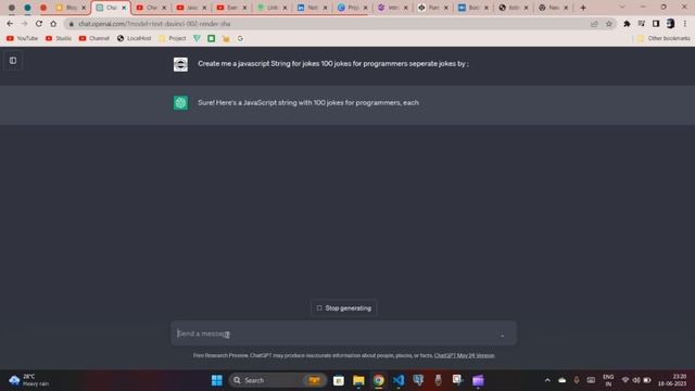 JS Exercise #2 : Tell me a Joke | Random Split | JavaScript Tutorial 2023 Hindi #33 | Mohit Prajapa