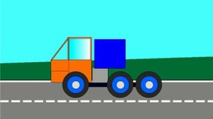 Машины из фигур. Трактор. Самосвал. Подъемный кран. Мультик про машины