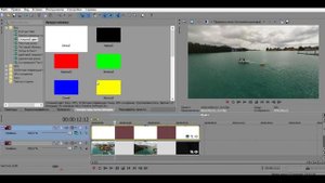 Sony Vegas Pro #3 | Как сделать киношные черные полосы сверху и снизу | How to add black stripes