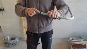 Прокладка термодатчика для электрического теплого пола