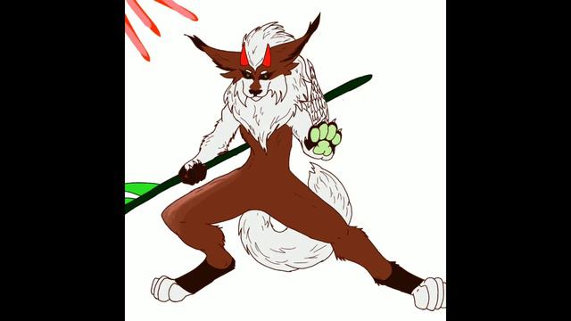 Рисунок //Фурри/ боевая КиСа/ос. смотреть онлайн