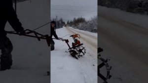 Самодельный мотоблок из бензопилы "Дружба"