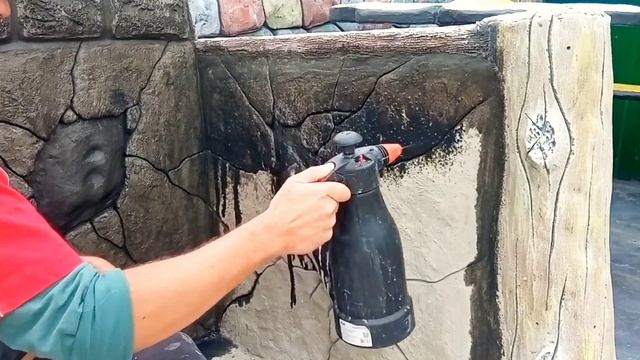 Оригинальная декоративная отделка для кирпичной стены. Декоративная штукатурка, арт бетон смотреть онлайн