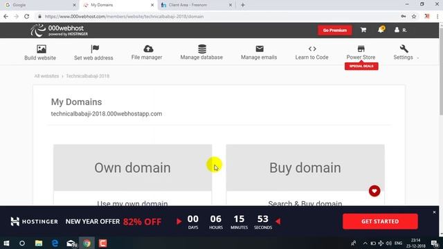 Free Webhosting with Free Domain || Connect freenom domain to 000webhost com