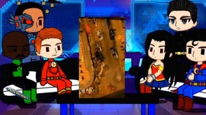 Justice League Reacting to Iron Man as New Member of the League | MCU | Gacha club/life