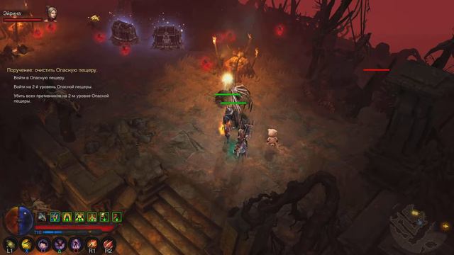 Как закрыть завоевание “Проклятие“ (сундук на 350 мобов) соло Diablo 3 смотреть онлайн