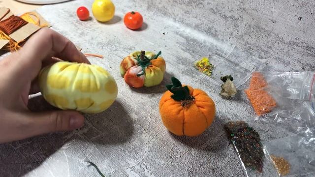 Тыква своими руками из ткани. Осенняя поделка.Подробный мастер-класс.