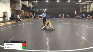 117 Lbs Consolation - Taylor Colangelo, Arizona Girls Wrestling Vs Melanie Val, Tennessee