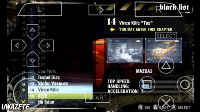 NFS MOST WANTED 5.1.0 PPSSPP (69 - 83MB EKSTRAK) смотреть онлайн