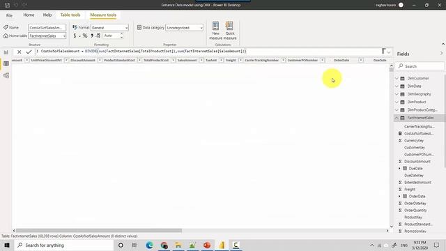 Divide DAX Function Power BI смотреть онлайн