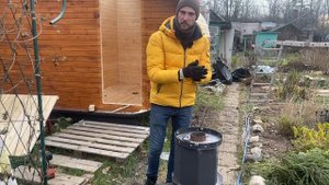 Банный переезд. Разбираем овал 4х3 от Bochky и перевозим на новый участок