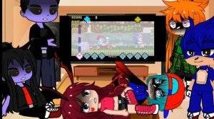FNF react to Sonic.EXE [] You Can't Run 2011x Remix [] By George