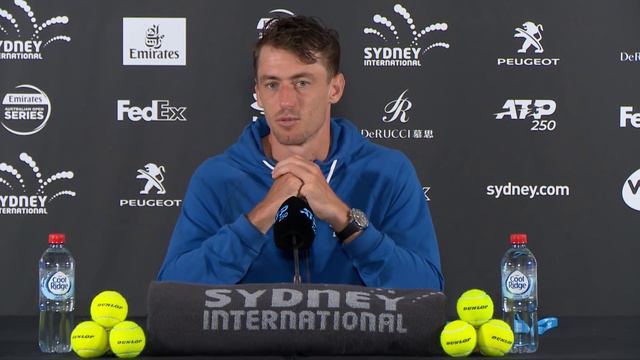 John Millman press conference (2R) | Sydney International 2019