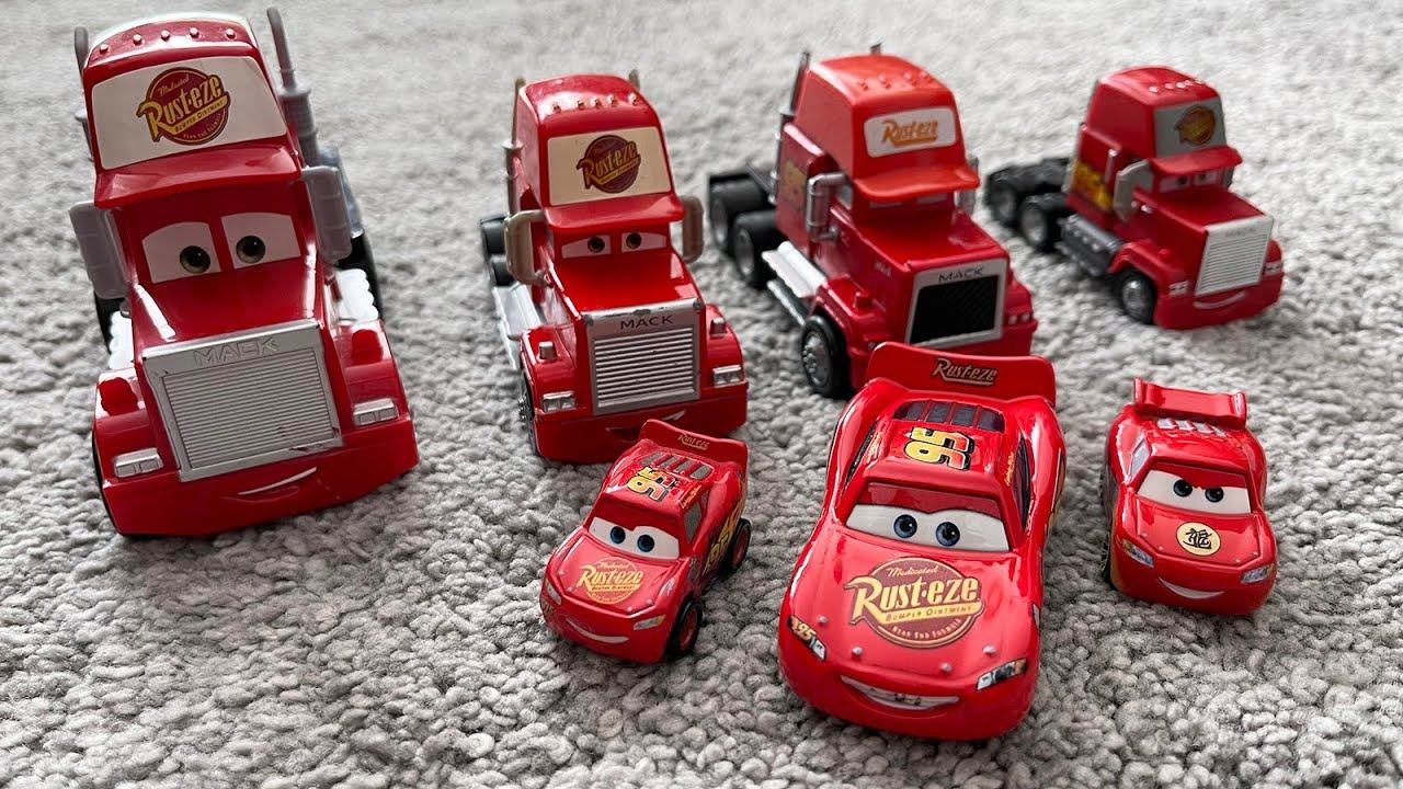 Тачки - новый Молния Маквин - моя коллекция машинок и Грузовичок МАК