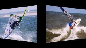 Виндсерфинг - катание на доске под парусом.