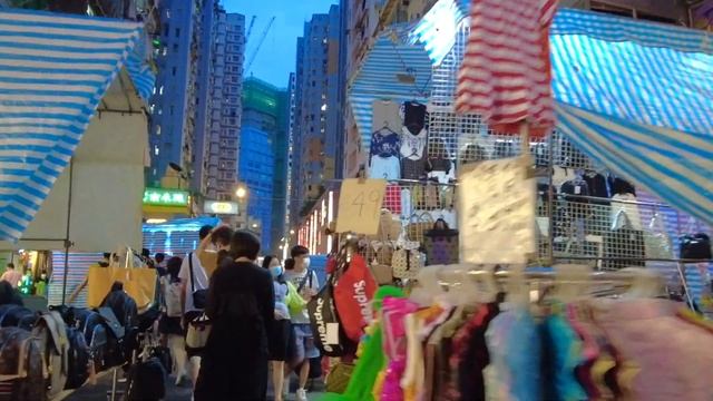 Hong Kong Ladies’ Market Mongkok Evening Walking Tour | 香港女人街 смотреть онлайн