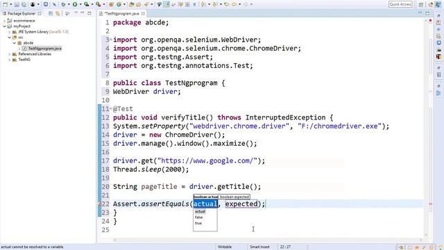 TestNG Framework for Selenium смотреть онлайн