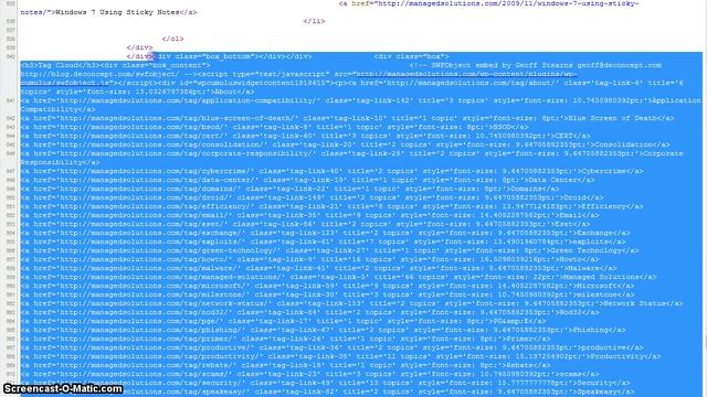 Creating a Tag Cloud Page on Wordpress WP-Cumulus