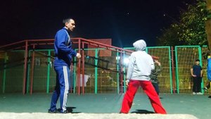 30.10.2023. Дагестан. г.Хасавюрт. Тренировки Каримы проходят в парке "Famely". Отрезок @Zaur_Deveto