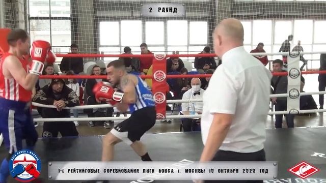 1-е рейтинговые бои Лига бокса г. Москвы – 10.10.20 г. до 69 кг. смотреть онлайн