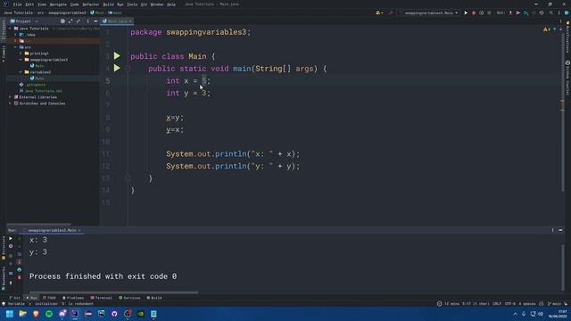 Java Tutorial #5 - Swapping Variables смотреть онлайн
