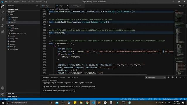 TSNotify Series 14 A - Windows Task Scheduler Event ID Based Notifier
