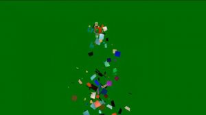 Футаж HD. Конфетти, хромакея