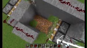 Эксперимент с прессом в Minecraft