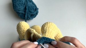 Черепаха, связанная крючком // МК // Часть 2