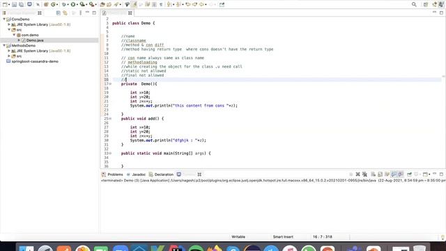 constructor Core Java Lesson 12 #corejava#constructor+javafullstcak