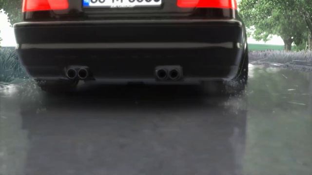 Assetto Corsa BMW E46 M3 ZR Group at Dollar, Clackmannanshire, Scotland. смотреть онлайн