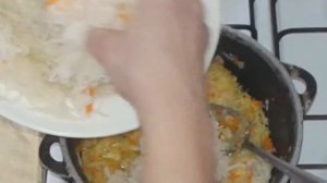 ❤?Тушеная квашеная капуста с овощами